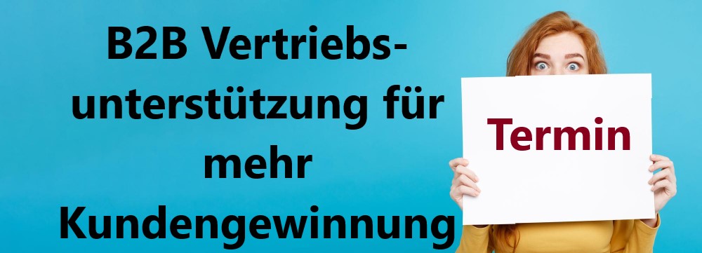 B2B Vertriebsunterstützung für mehr Kundengewinnung