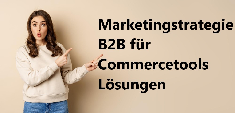 Marketingstrategie B2B für Commercetools Lösungen