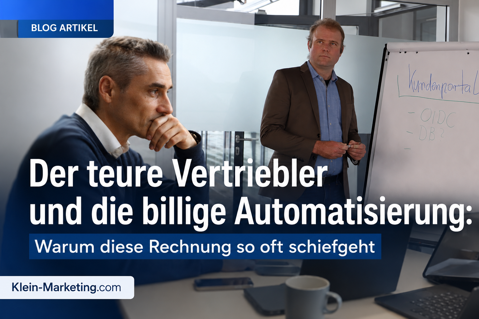 Der teure Vertriebler und die billige Automatisierung: Warum diese Rechnung so oft schiefgeht