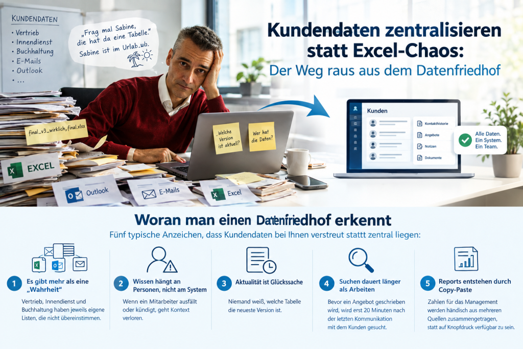 Kundendaten raus aus dem Excel-Chaos